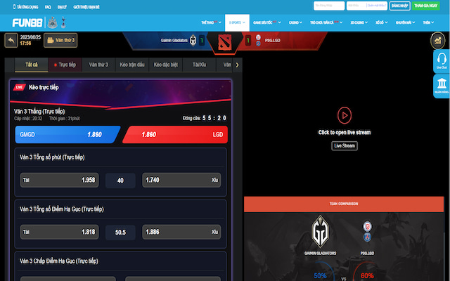 Thao tác đặt cược Esport nhanh chóng và an toàn được CEO Đỗ Dannefy Mai trực tiếp hướng dẫn