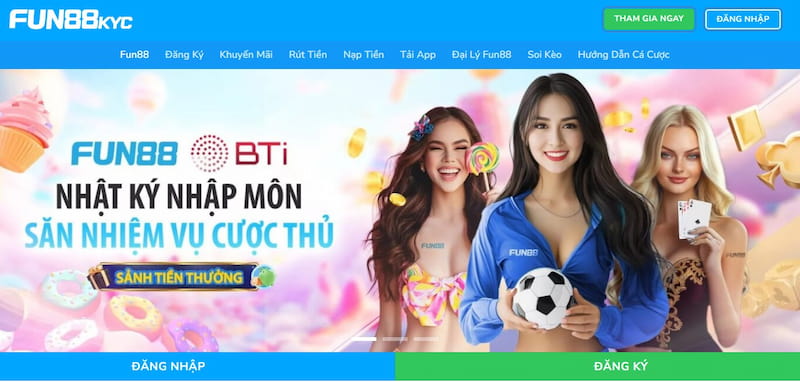 Truy cập trang chủ Fun88kYC để lấy link fun88 chính thức
